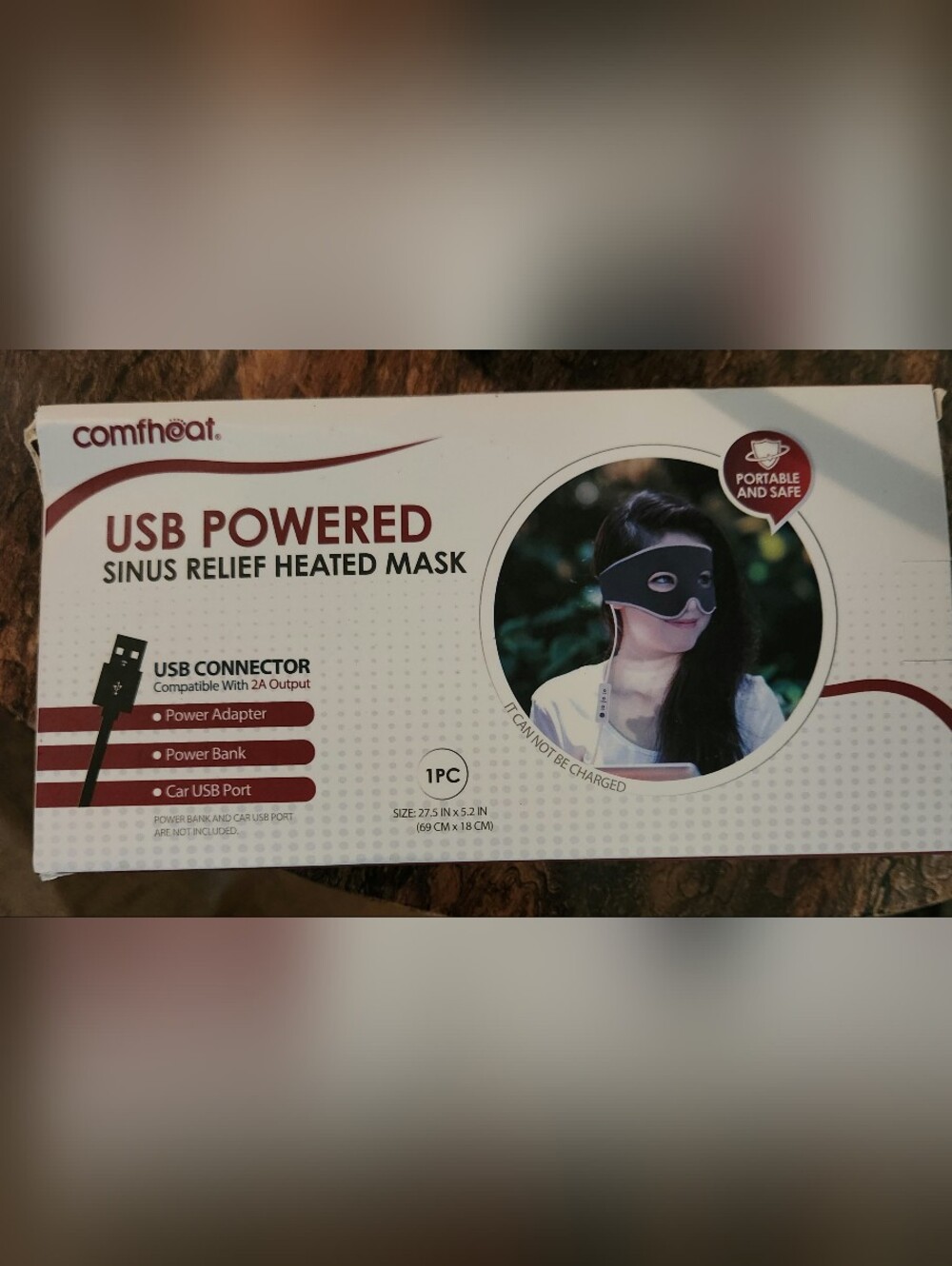 Comfoat Usb Powered Sinus Relief Heated Mask